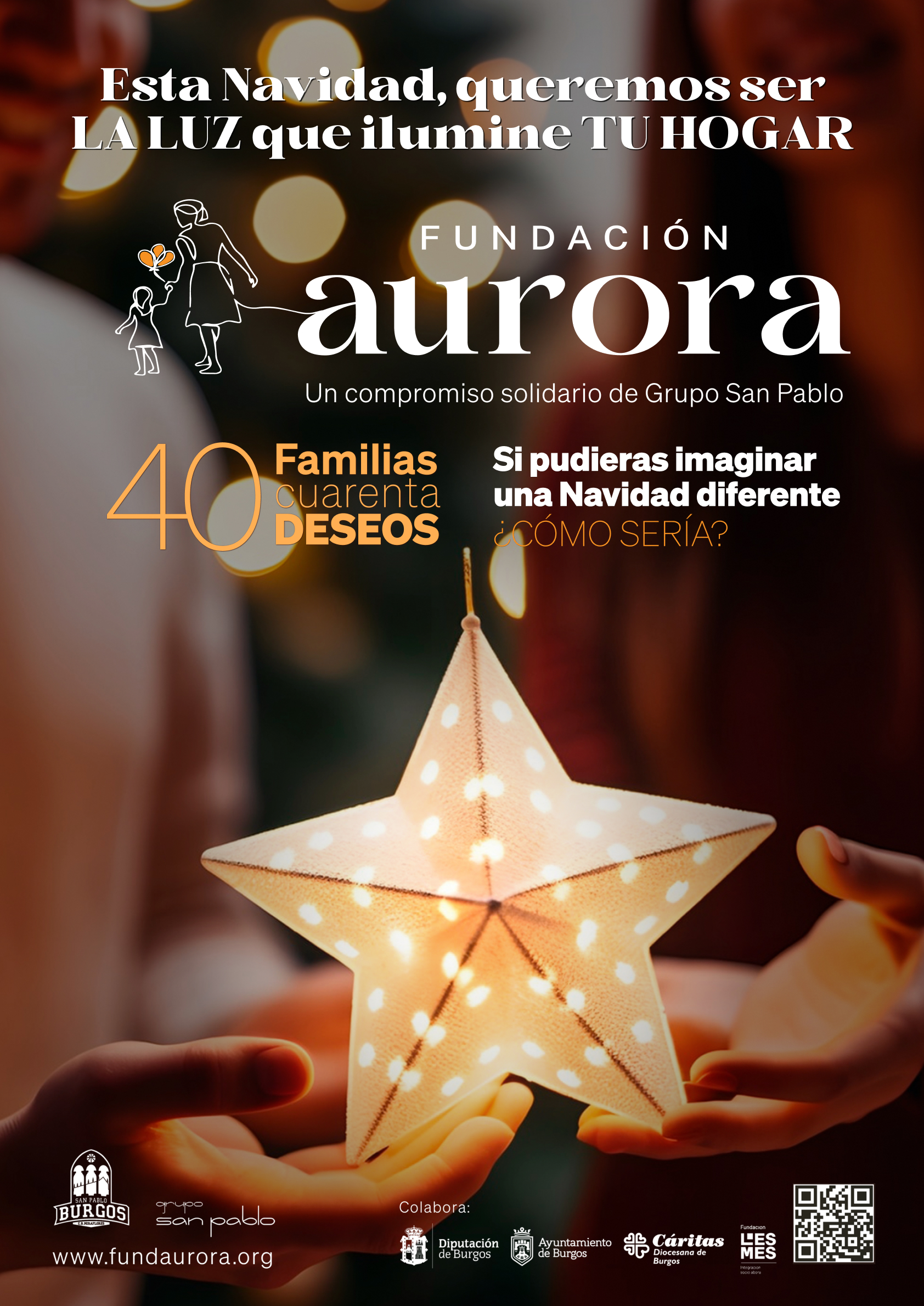 Acción solidaria 40 familias, 40 deseos - 2024